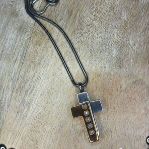 Stainless steel cross necklace